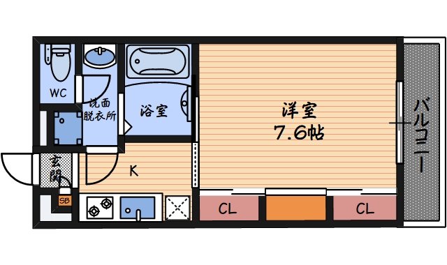 1階の間取り図