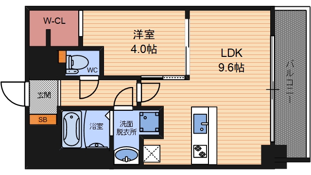 9階の間取り図