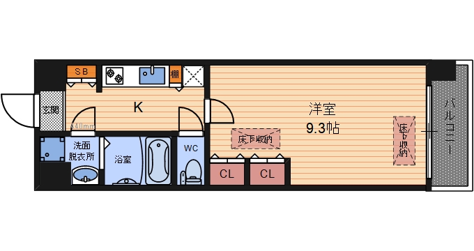 7階の間取り図