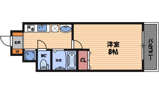 6階の間取り図