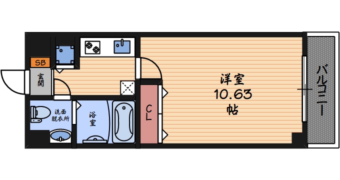 2階の間取り図