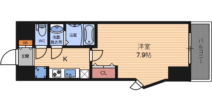3階の間取り図