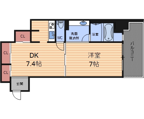 9階の間取り図