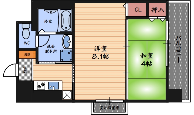 9階の間取り図