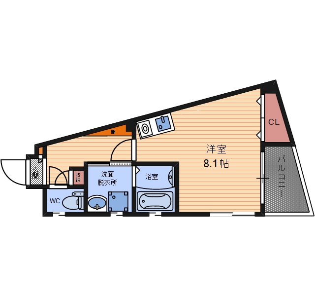 4階の間取り図