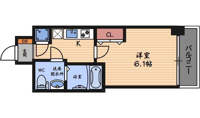 2階の間取り図