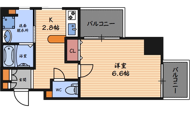 3階の間取り図