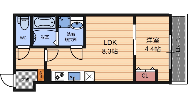3階の間取り図