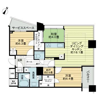 10階の間取り図