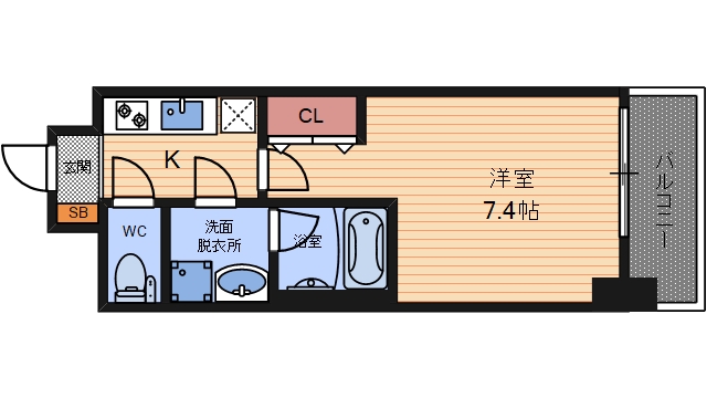 13階の間取り図