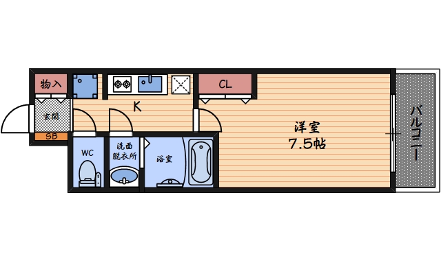 5階の間取り図