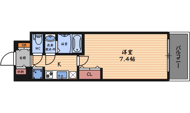 7階の間取り図