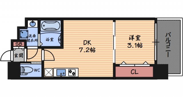 5階の間取り図