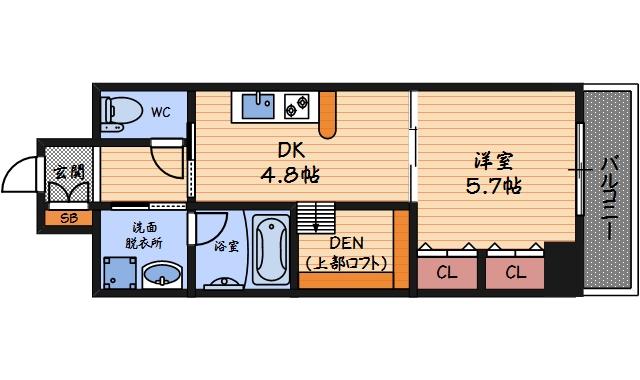 9階の間取り図