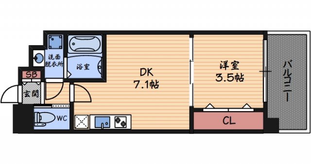 3階の間取り図