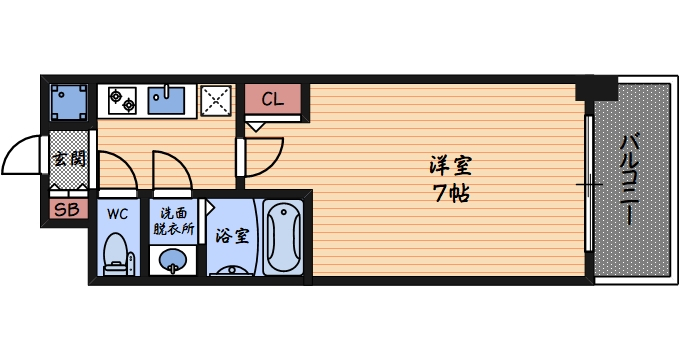 7階の間取り図