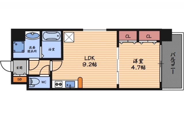 10階の間取り図