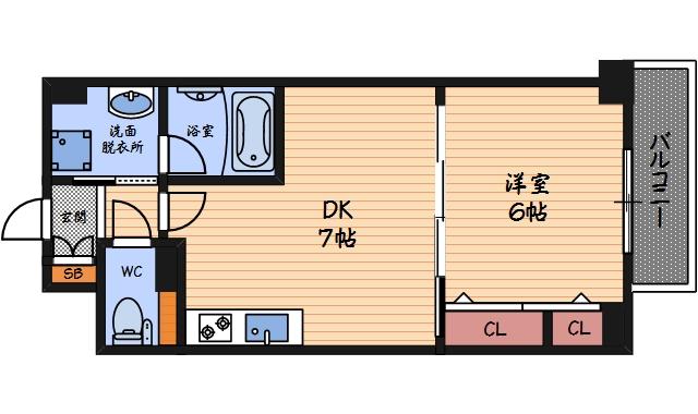 7階の間取り図