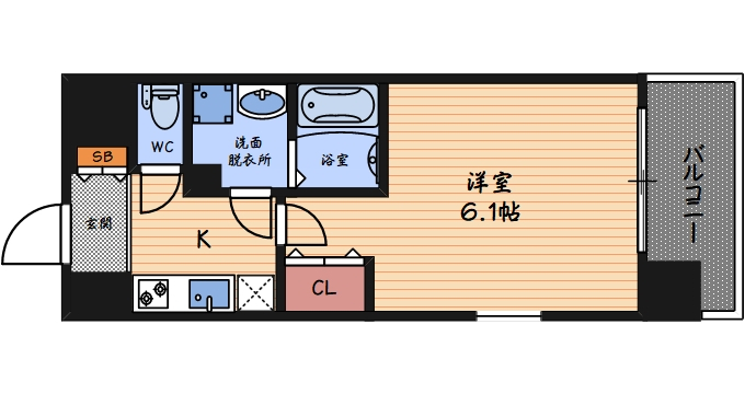 3階の間取り図