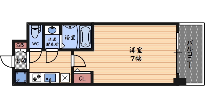 9階の間取り図