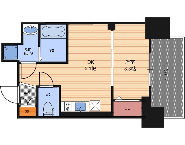 13階の間取り図