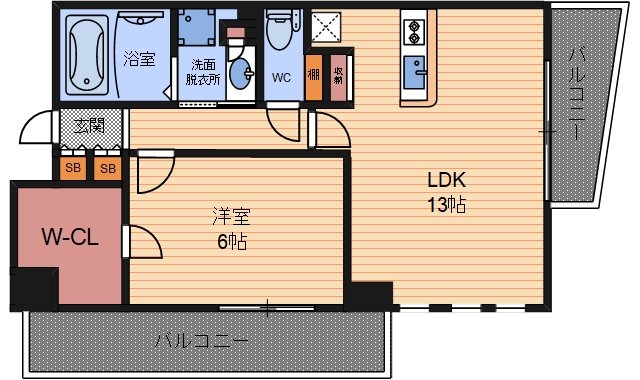 3階の間取り図