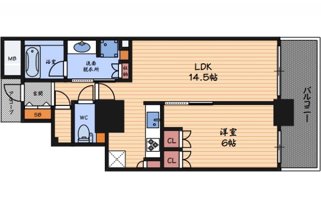 9階の間取り図