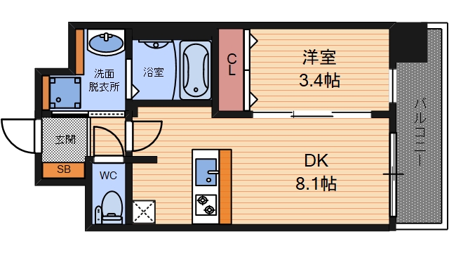 3階の間取り図