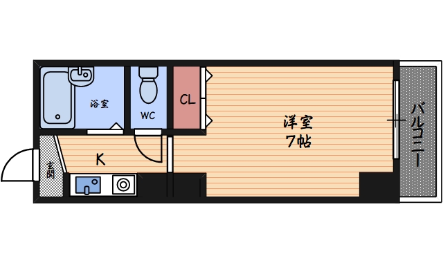 4階の間取り図