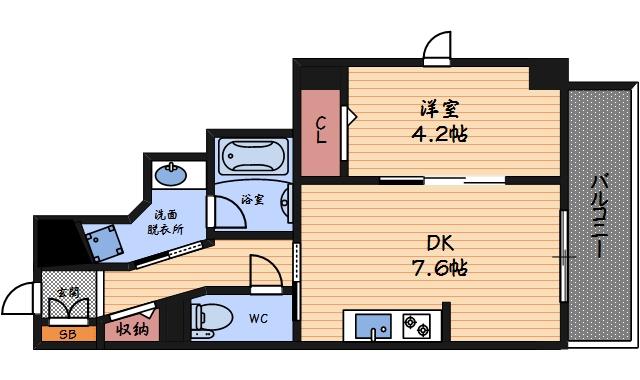 2階の間取り図