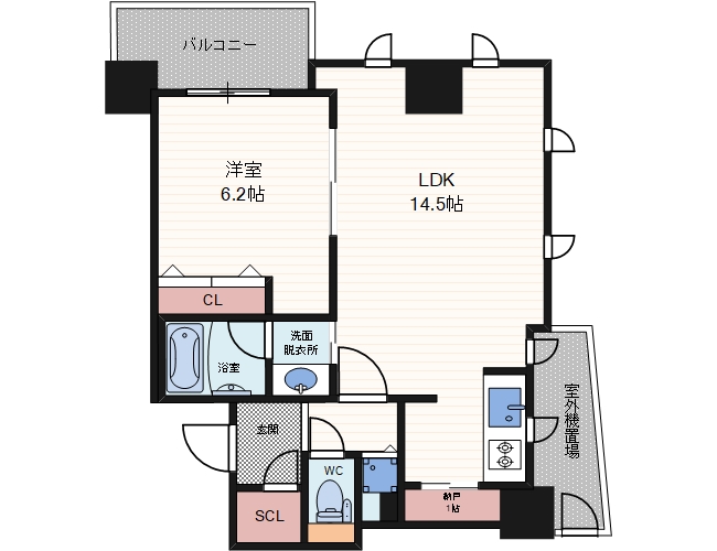 10階の間取り図