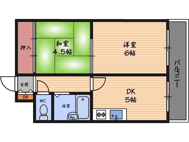 10階の間取り図
