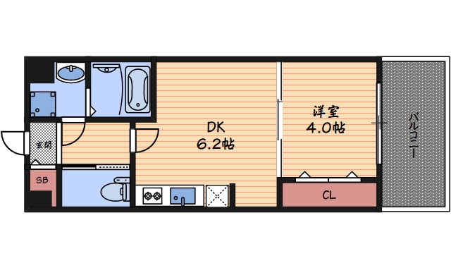 5階の間取り図