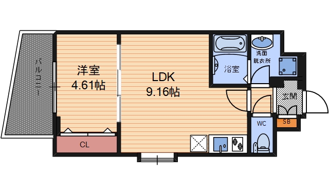 11階の間取り図