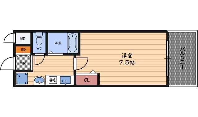 4階の間取り図
