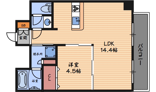 12階の間取り図