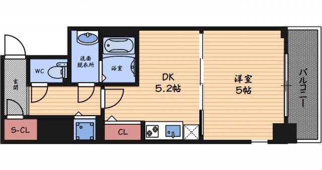 5階の間取り図