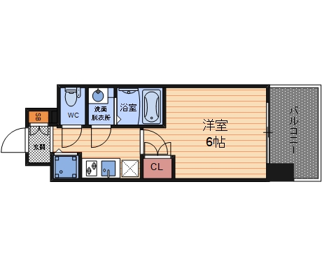6階の間取り図