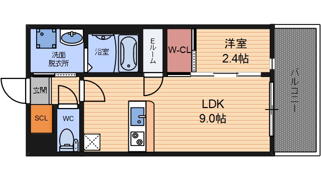 9階の間取り図