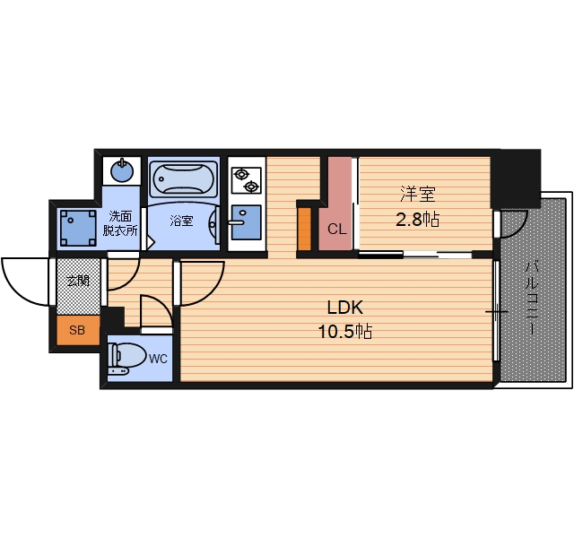 3階の間取り図
