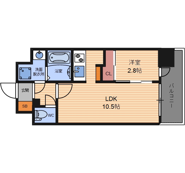 5階の間取り図