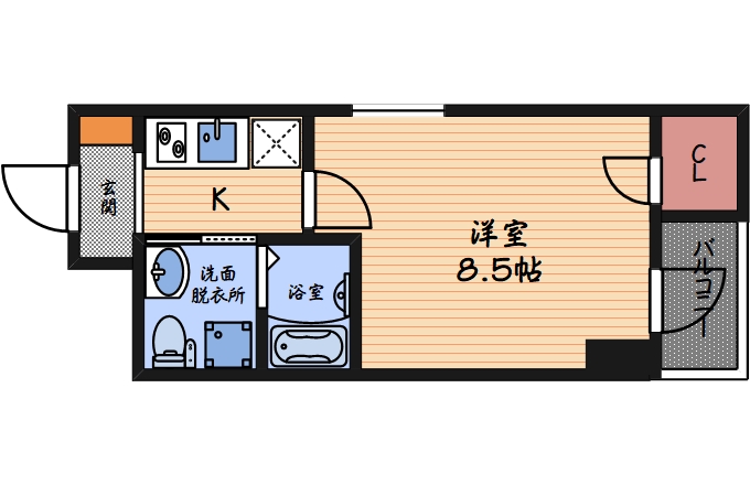 14階の間取り図