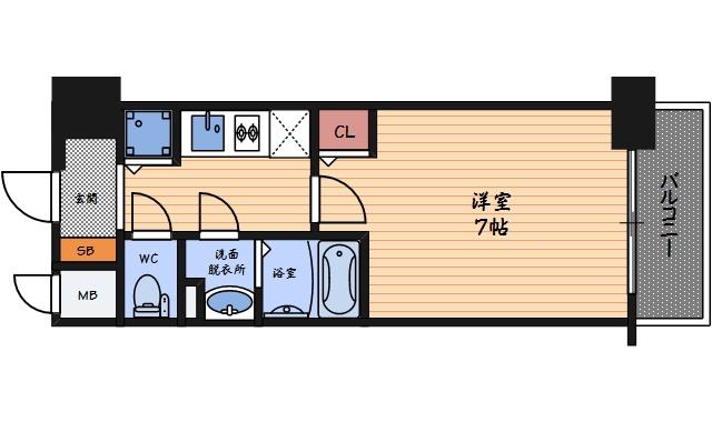 4階の間取り図