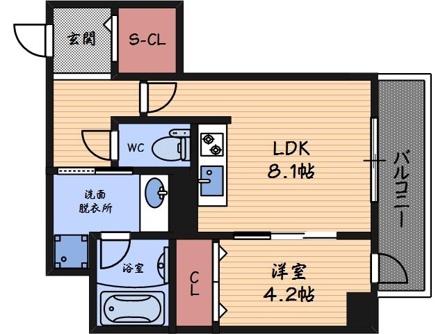 5階の間取り図