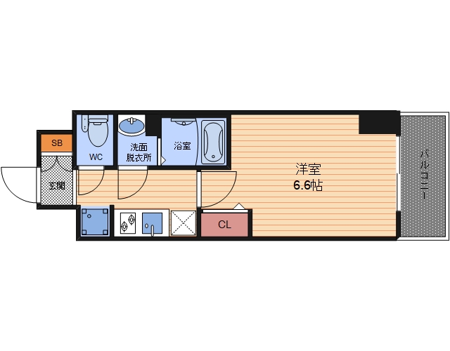 7階の間取り図