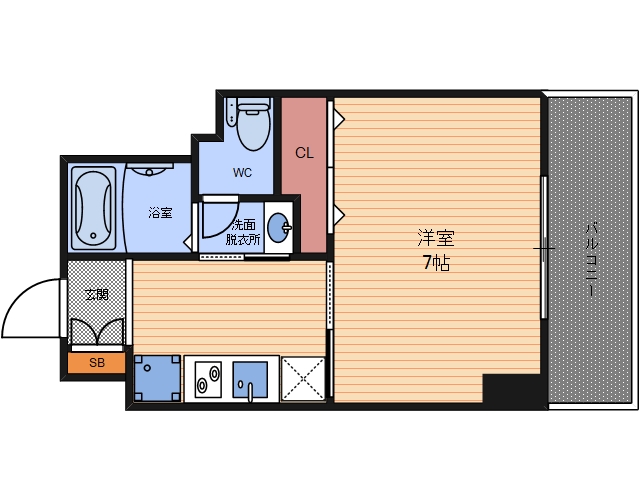 9階の間取り図