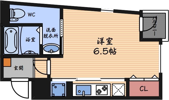 2階の間取り図