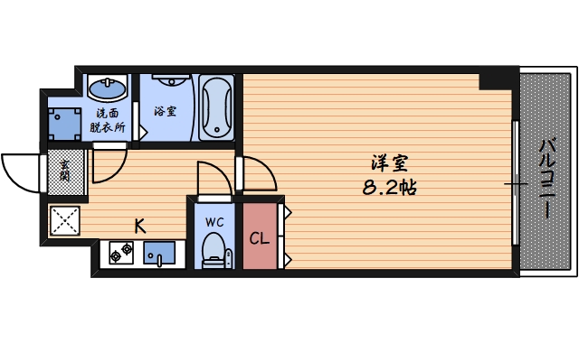 4階の間取り図