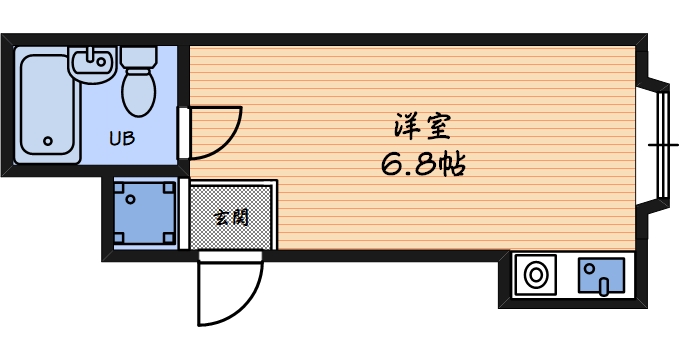4階の間取り図