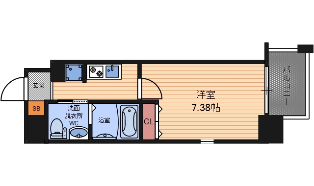 8階の間取り図